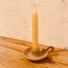 Load image into Gallery viewer, Hand Turned Stoneware Taper Candle Holders
